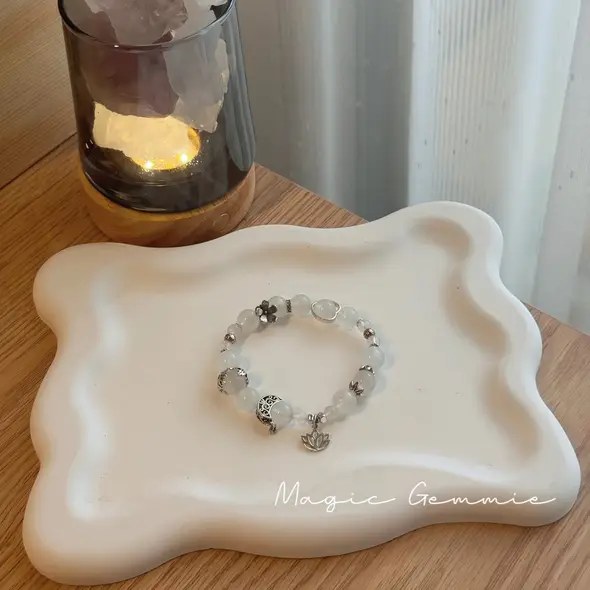 Vòng tay Moonstone Đá Mặt Trăng
