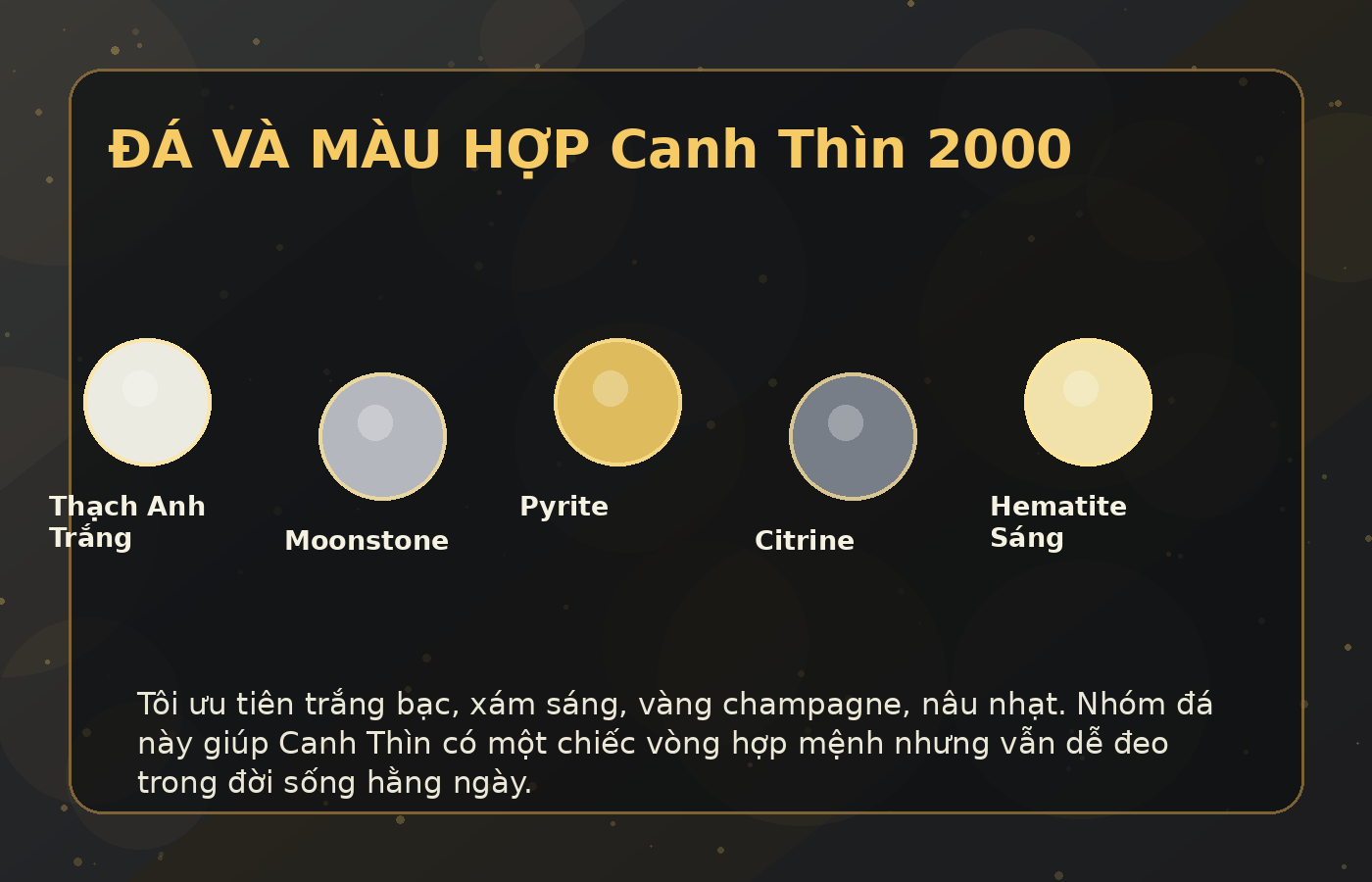 vòng tay phong thủy 2000 màu đá hợp tuổi