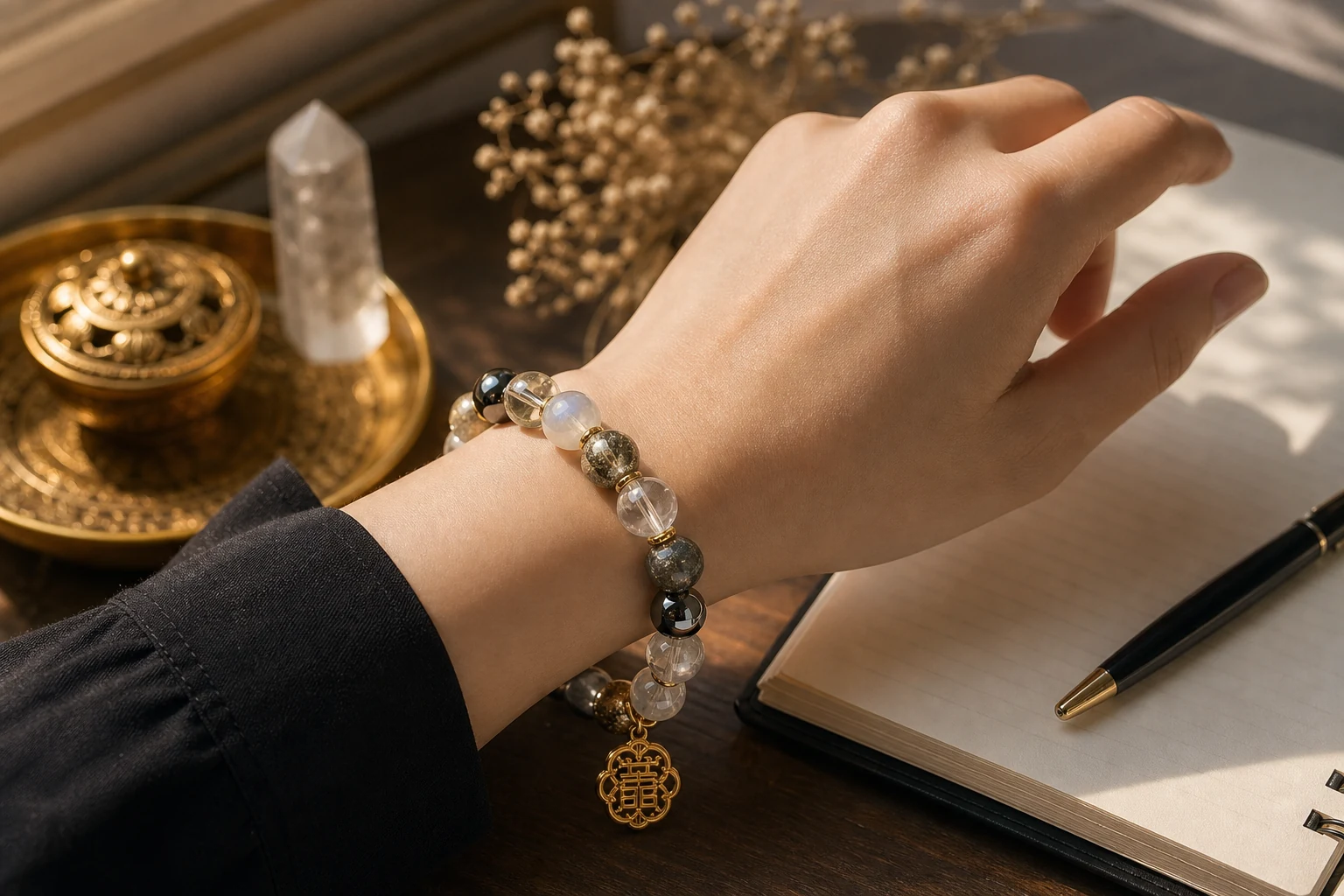 vòng tay phong thủy 2014 cách đeo và phối vòng